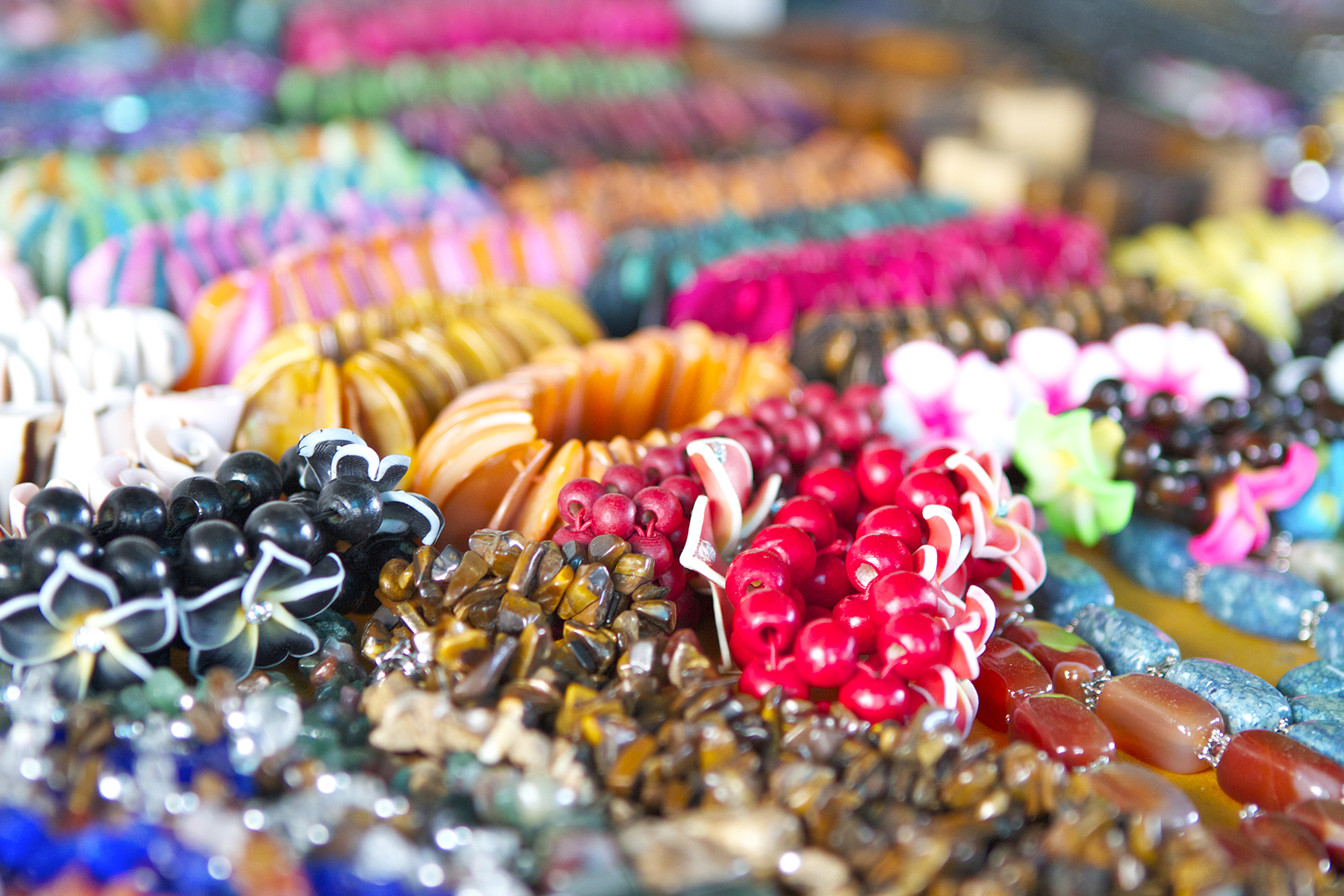 beads from Jamaican market